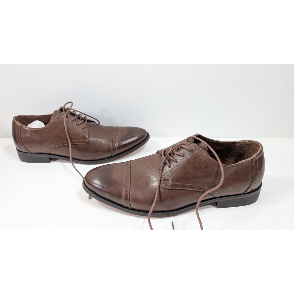 Frederico Leone Limited Tuxedo Shoes "Windsor" Brown Size 8.5 Style 6511 - Picture 4 of 13